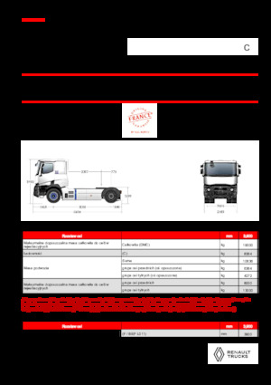 Tahače Renault E-TECH C - T4x2 OFF ROAD