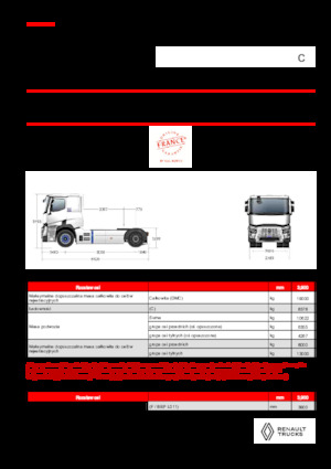 Tahače Renault E-TECH C - T4x2 ROAD