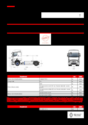 Tahače Renault E-TECH T - T4x2