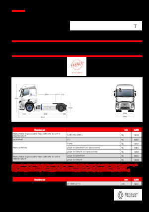 Tahače Renault E-TECH T - T4x2