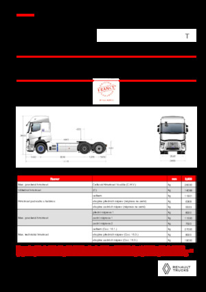 Tahače Renault E-TECH T - T6x2 TAG