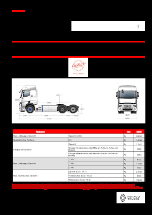 Tahače Renault E-TECH T - T6x2 TAG