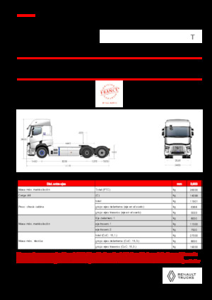 Tahače Renault E-TECH T - T6x2 TAG