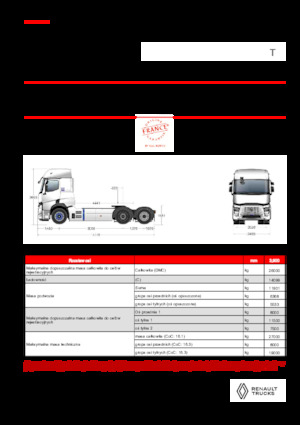 Tahače Renault E-TECH T - T6x2 TAG