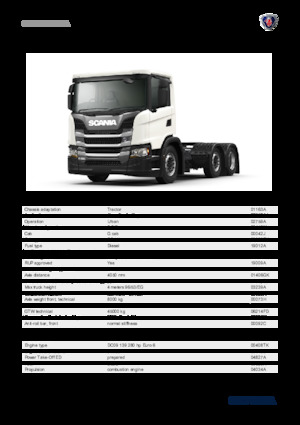 Tahače Scania G 280 A6x2/2NA