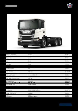 Tahače Scania G 280 A6x4NA