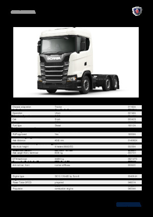 Tahače Scania S 420 A6x2/2NA