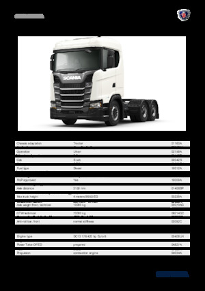 Tahače Scania S 420 A6x2NA