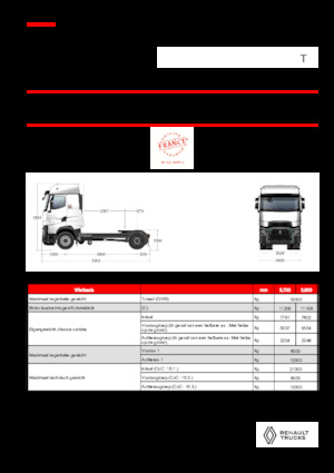 Tahače Renault T HIGH T4X2 13L E6
