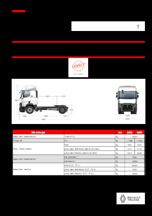 Tahače Renault T T4X2 11L E6