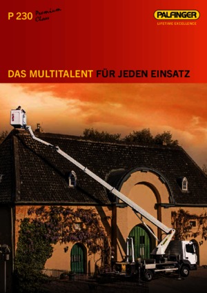 Autoplošiny s teleskopickým výložníkem Palfinger P 230