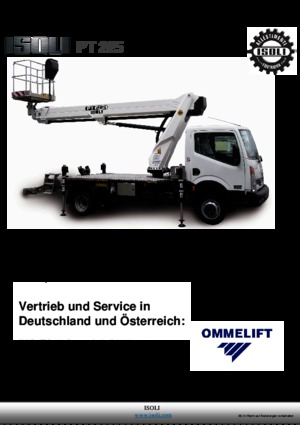 Autoplošiny s teleskopickým výložníkem ISOLI PT 225