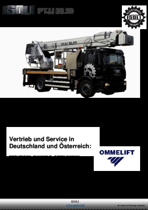 Autoplošiny s teleskopickým výložníkem ISOLI PTJJ36.29