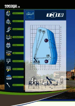 Autoplošiny s teleskopickým výložníkem Socage T 318 ForSte