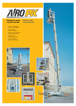 Sloupové pracovní plošiny AIRO PK 11800 E