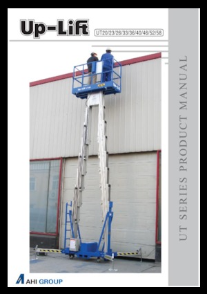Sloupové pracovní plošiny AHI UT46