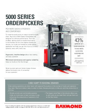 Vychystávací vozíky RAYMOND 5600