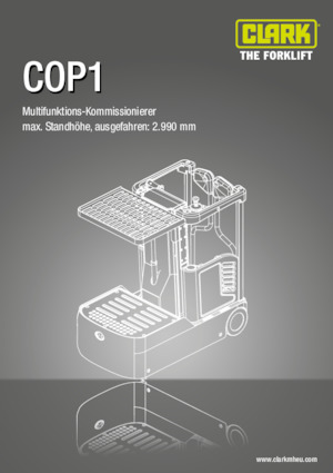 Vychystávací vozíky Clark COP 1