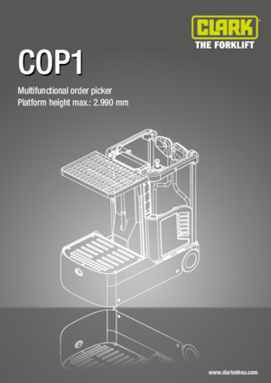 Vychystávací vozíky Clark COP 1