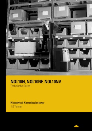 Vychystávací vozíky Caterpillar NOL10NF