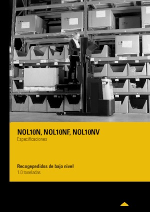 Vychystávací vozíky Caterpillar NOL10NF