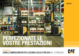 Vychystávací vozíky Caterpillar NOL10P 