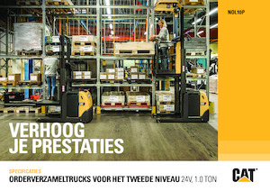 Vychystávací vozíky Caterpillar NOL10P 