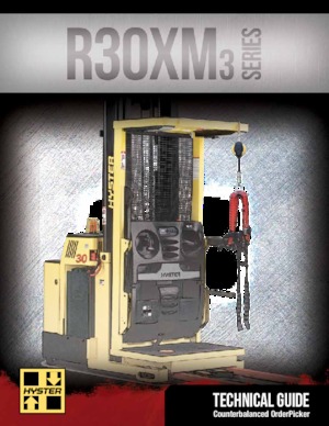 Vychystávací vozíky Hyster R30XM3