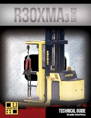Vychystávací vozíky Hyster R30XMA3