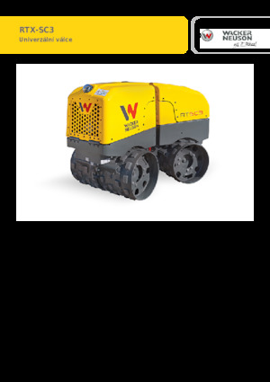 Vibrační příkopové válce Wacker Neuson RTLx SC 3
