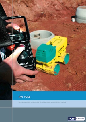 Vibrační příkopové válce Rammax RW 1504 HK