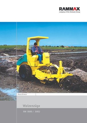 Vibrační příkopové válce Rammax RW 3002 SPT