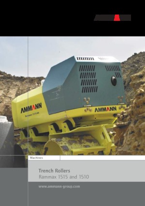 Vibrační příkopové válce Rammax RX 1510 C