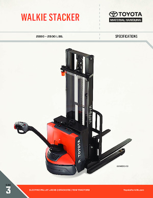 Ruční paletové vozíky Toyota 8BWS10