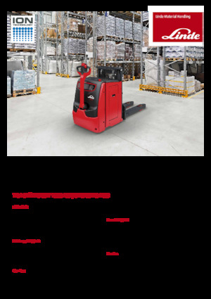 Ruční paletové vozíky Linde D10