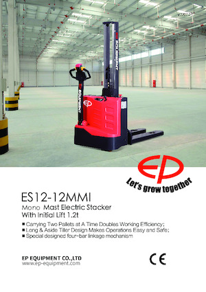 Ruční paletové vozíky EP ES12-12MMi