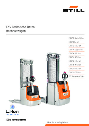 Ruční paletové vozíky Still EXV 10 