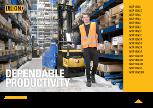 Ruční paletové vozíky Caterpillar NSP12N3