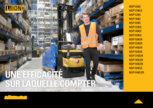 Ruční paletové vozíky Caterpillar NSP16N3SR