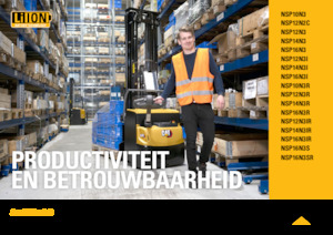 Ruční paletové vozíky Caterpillar NSP16N3SR