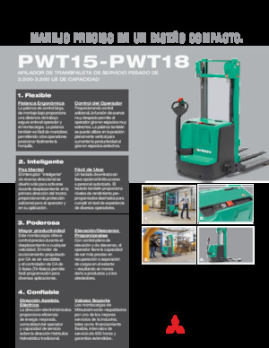 Ruční paletové vozíky Mitsubishi PWT15