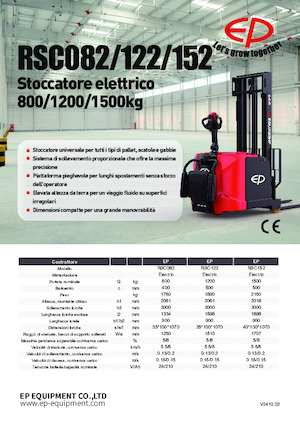 Ruční paletové vozíky EP RCS152