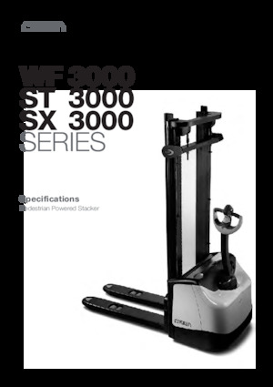 Ruční paletové vozíky Crown ST 3000N-1.0 TL