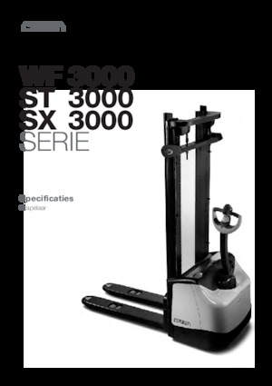 Ruční paletové vozíky Crown ST 3000N-1.0 TL