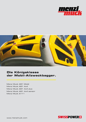 Kráčející rypadla Menzi A 91