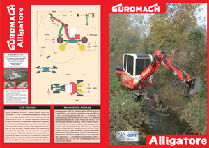 Kráčející rypadla EUROMACH Alligatore