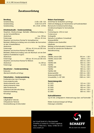 Kráčející rypadla Terex-Schaeff HS 41 MM