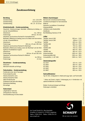 Kráčející rypadla Terex-Schaeff HS 41