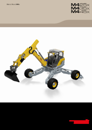 Kráčející rypadla Menzi M425x