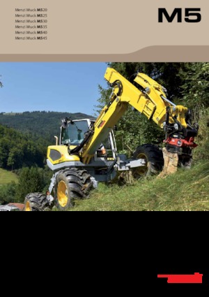 Kráčející rypadla Menzi M530
